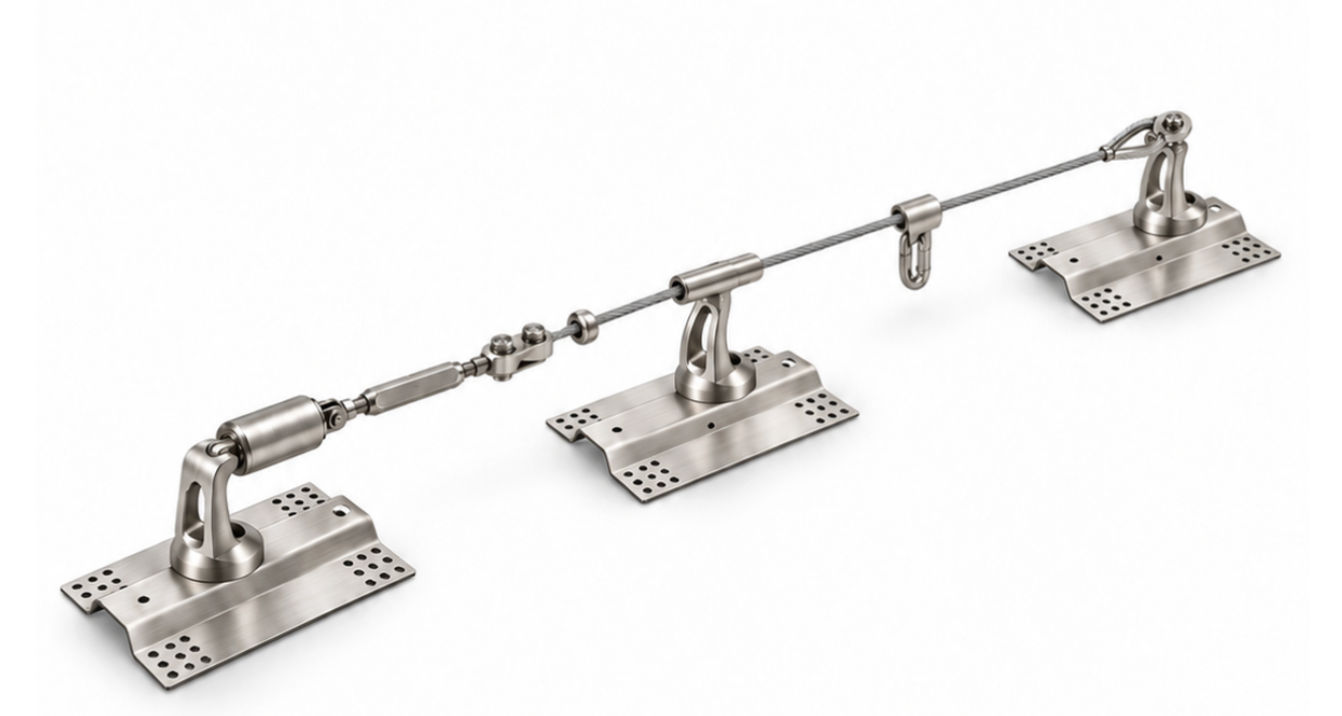 Horizontal lifeline systems