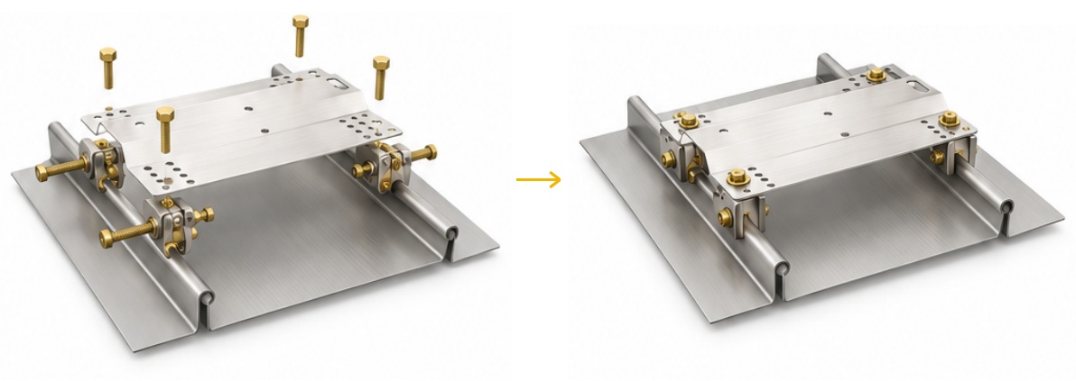 Klip-lok mounting